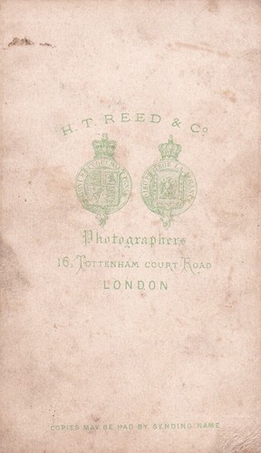 CDV - Unknown woman, H T Reed, Tottenham Court Road, London - Picture 2 of 2