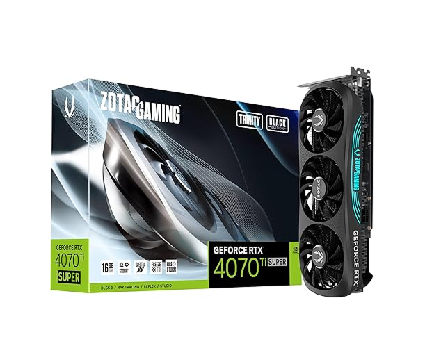 Zotac GeForce RTX 4070 Ti Super Trinity Black Edition 16GB GDDR6X