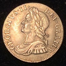 1727 - 1760 Great Britain King George II Historical Token Maundry