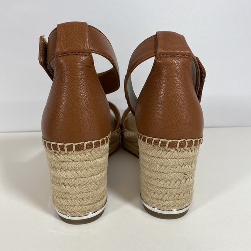 Frank Sarto Clemens Espadrille Women's Tan Wedge Sandals Size 8.5 W - Picture 4 of 7