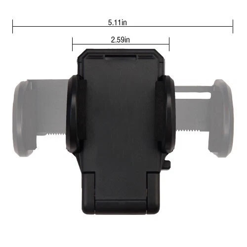 2-in-1 Car Mount Phone Holder Dashboard Suction Mount & Air Vent Phone Holder - Image 4 of 4