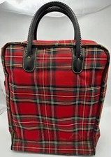 Vintage 1960's Hawthorne Thermos Picnic Set - Bag w/ 2 Thermoses & Lunchbox