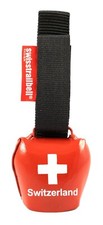 swisstrailbell® Edition Switzerland, schwarzes Band, Fahrradklingel, BearBell