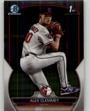 2023 Bowman Draft Alex Clemmey Chrome #BDC-79 Cleveland Guardians