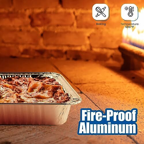 30 Pack 9x13 Inch Disposable Aluminum Foil Pans Food Containers Baking Pan - Picture 7 of 8