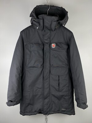Fjallraven Womens Outdoor Hiking Polyamide Winter Kodiak Parka Coat Sz XS / S