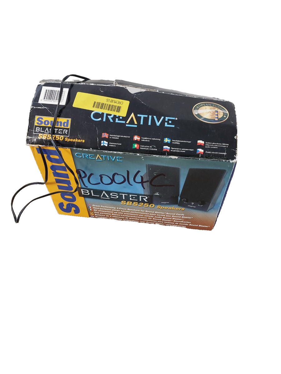 Creative Sbs250 Creative SBS250 Sound Speakers For Laptop Or PC