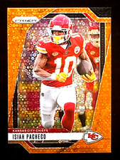 2024 Panini Prizm Isiah Pacheco Orange Disco Parallel Kansas City Chiefs #139