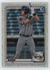 2020 Bowman Draft Chrome Mojo Refractor Hunter Bishop #BD-200 fm0