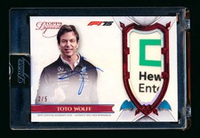 2025 Topps Dynasty F1 #DAP-TWOII Toto Wolff Red Patch Autograph #2/5
