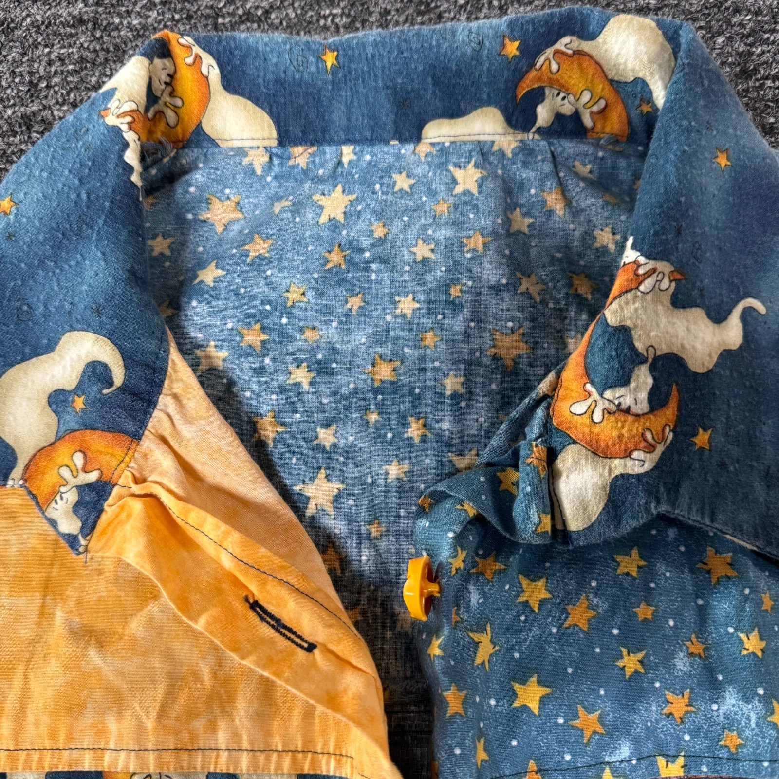 Vintage Patchwork Autumn Custom Fall Ghost Pumpki… - image 2