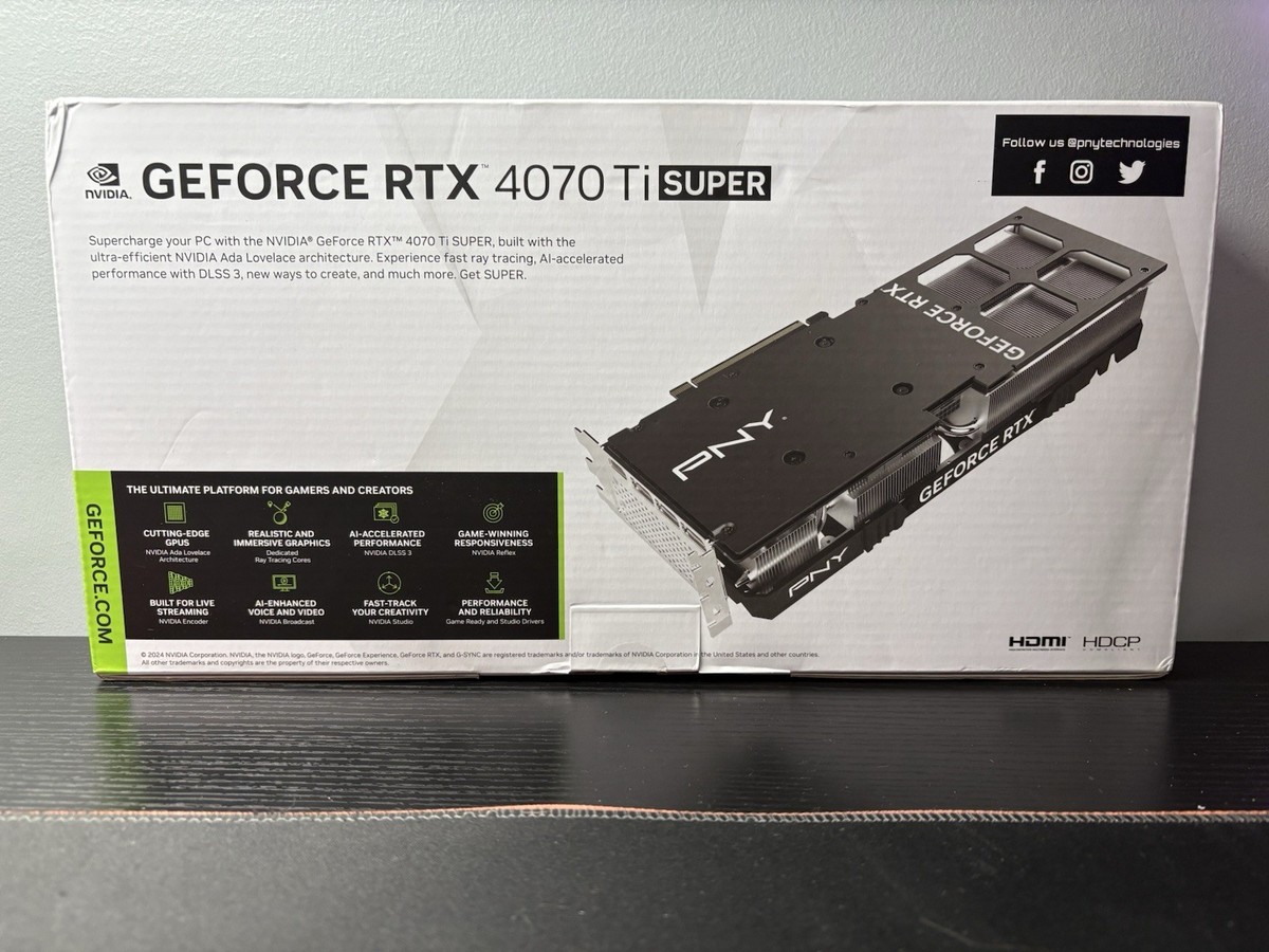 PNY - GeForce RTX 4070 Ti SUPER VERTO Overclocked 16GB