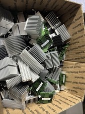 Heat sink aluminum from Computer Server Over 100 14 lbs count bulk lot .