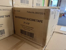Safe n’ Simple Silicone Tape, 2" x 15' Roll with 3" Perforations (144 Rolls)