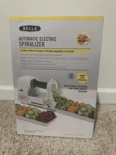 Bella 4 in 1 Automatic Electric Spiralizer & Slicer for Fruits and Veggies NIB