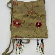 Vintage Silk Embroidery Purse Asian Style
