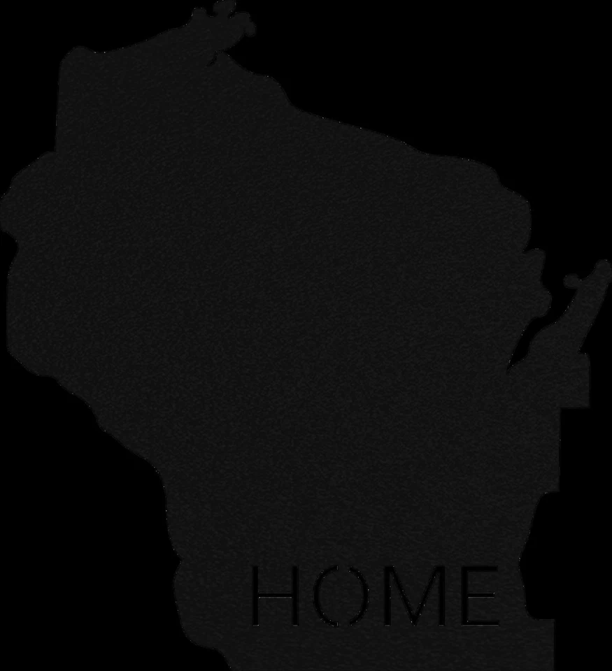 Letrero del estado del hogar - arte de pared de metal Foto 2 de 4