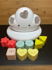 Skip Hop Activity Center Silver Lining Cloud Shape Block Sorting Game.
