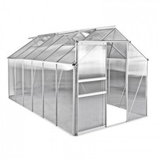 Serre de jardin Midi 6 - 6,80 m² - 376 x 192 x 194 cm D47092