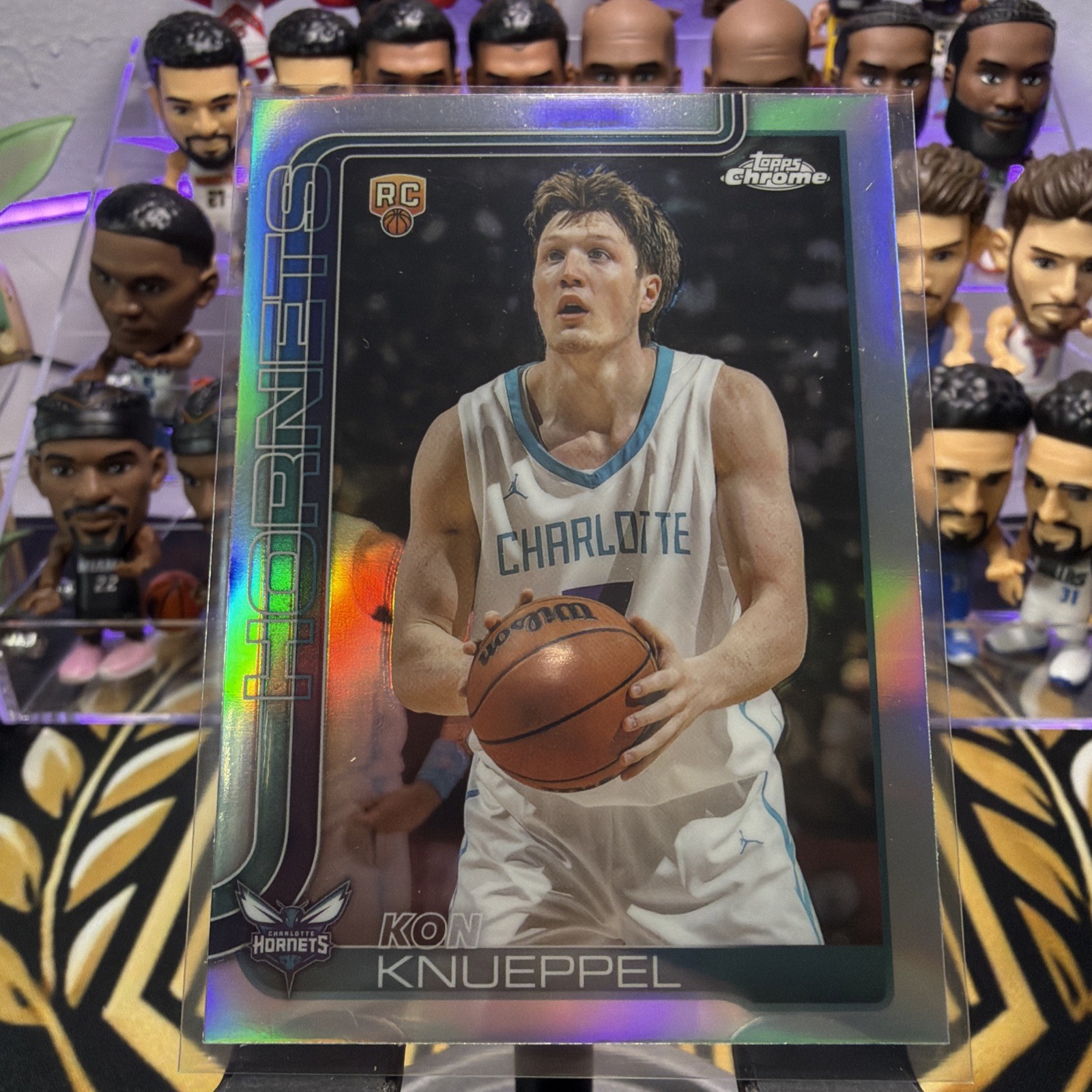 2025-26 Topps Chrome Basketball Kon Knueppel #254 Refractor (RC) 🔥🏀