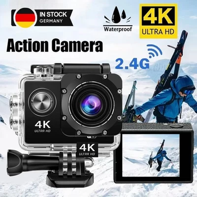 Sport Aktion Wasserdicht Kamera 20MP wifi HD 1080P 4K Helm Action Cam Camcorder - Bild 1 von 4
