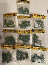 10 Vintage Marbles Unopened Bag 1970-80s Package of 10 Per Bag 100 Marbles total