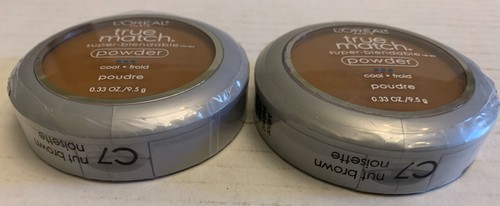L'Oreal True Match Super-Blendable Powder #C7 NUT BROWN 2er Set - Bild 4 von 4