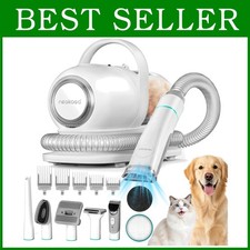 Pet Hair Grooming Kit with Clippers  Vacuum