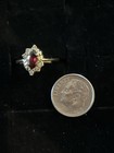 garnet cocktail ring size 6.5 — photo 3