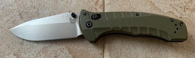 BENCHMADE TURRET 980 SATIN PLAIN KNIFE