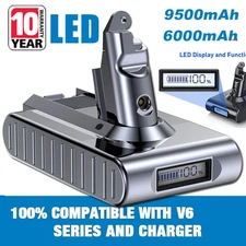 21.6V 9500mAh Battery For Dyson V6 SV03 SV04 SV05 SV08 DC58 DC59 DC62 Animal new