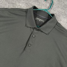 Nike Golf Polo Shirt Mens XL Extra Large Black Short Sleeve Dri Fit Casual