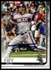 Jace Fry Chicago White Sox 2019 Topps Signed Auto Card #636