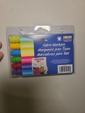 Uchida 520-6D Marvy Bold Tip Brilliant Color Fabric Marker Set
