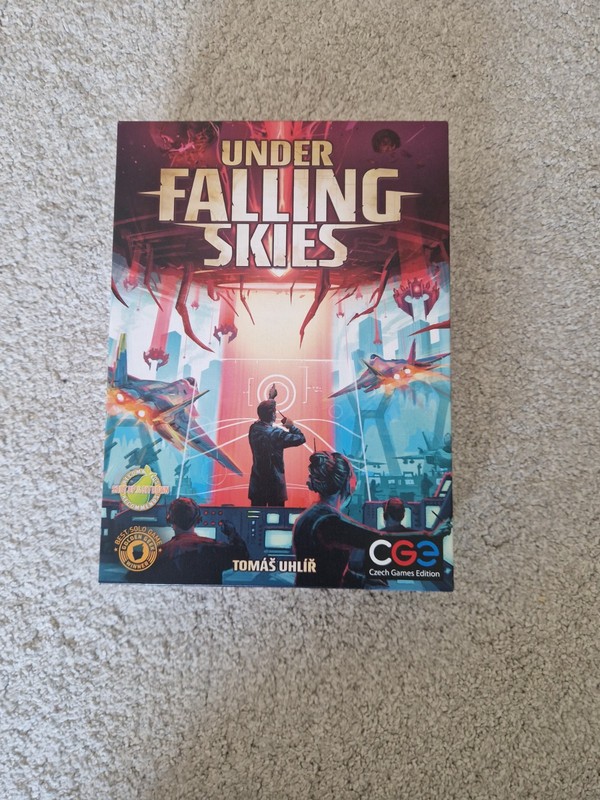 Under Falling Skies Board Game - great condition