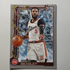 Topps 2025-26 Holiday Silver Glitter Malik Beasley Detroit Pistons Card H35