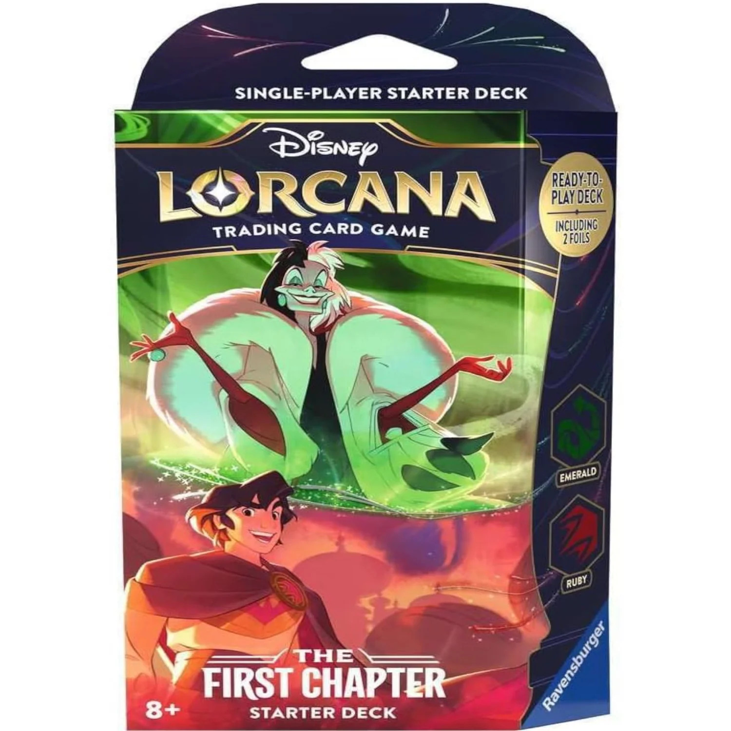 Disney Lorcana TCG Стартовая колода для первой главы - Изумрудный и руби 4990₽