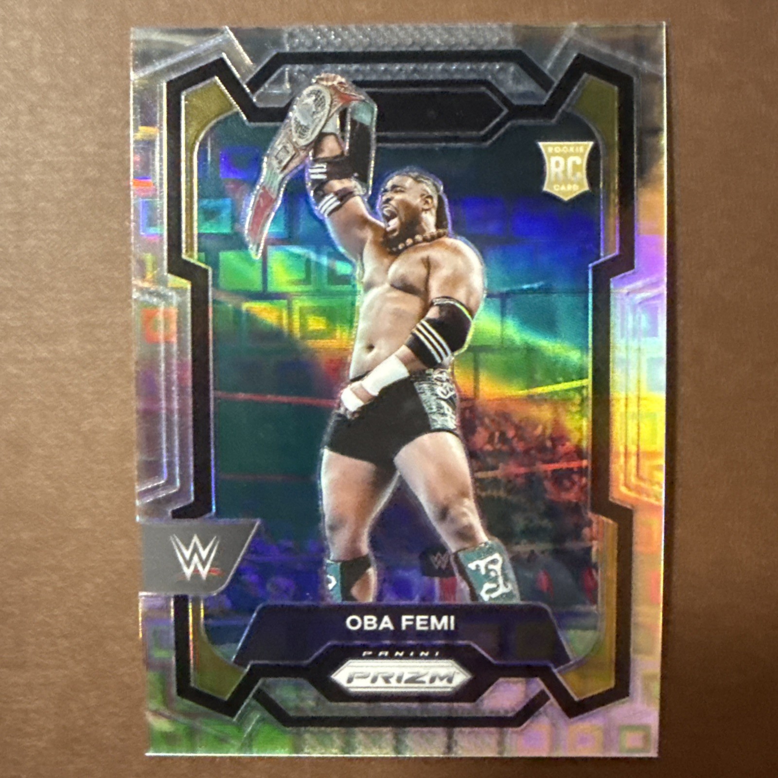 2024 Panini Prizm WWE Silver Premium Box Set 002/199 Oba Femi #199 Ruler