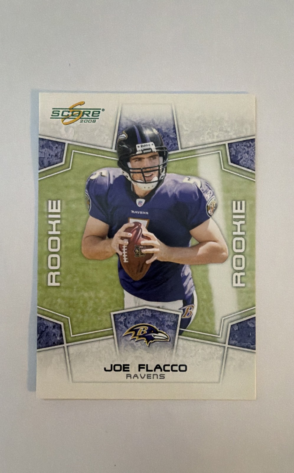 2008 Score - Rookie Joe Flacco #344 Gold Zone /400 (RC)