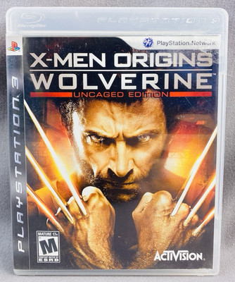X-Men Origins: Wolverine -- Uncaged Edition (Sony PlayStation 3, 2009) Tested.