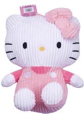 Hello Kitty Plush Backpack Pink Corduroy Bow Doll Bag Sanrio Kids Mini Purse