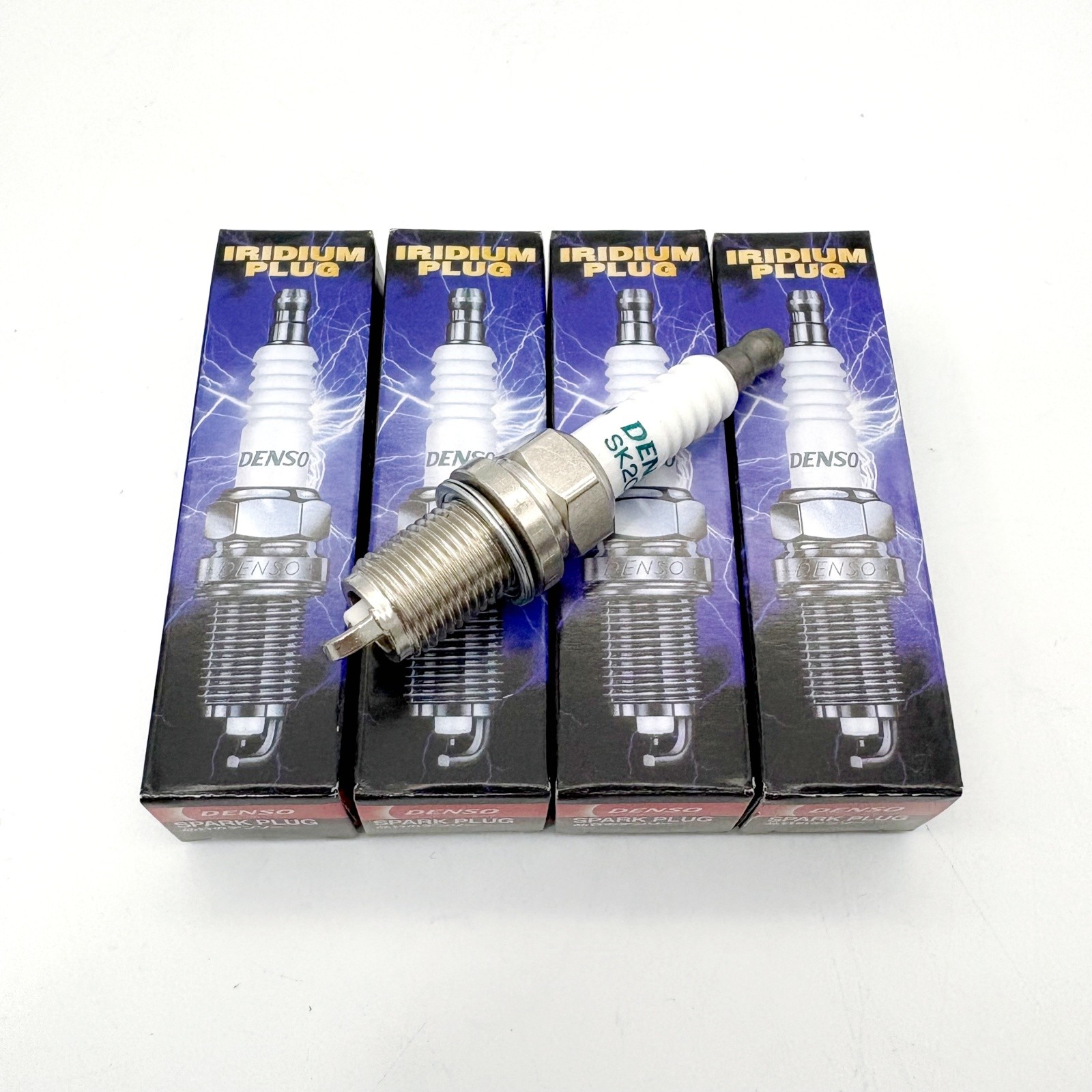 4pcs Iridium Spark Plugs 90919-01210 SK20R11 3297 For Toyota New