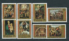 Niger - Mail 1983 Yvert 601/8 ** Mnh Paintings