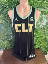 2022-23 Charlotte Hornets Basketball City Edition Mint Blank Issued Jersey 52+6