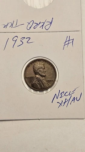 wheat penny 1932 NICE HIGH GRADE AU 1932-P LOT #1 NICE LINCOLN CENT