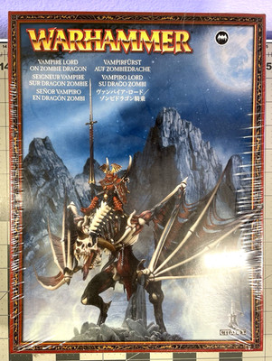 NIB sealed Vampire Lord on Zombie Dragon Soulblight Warhammer Undead Counts OOP