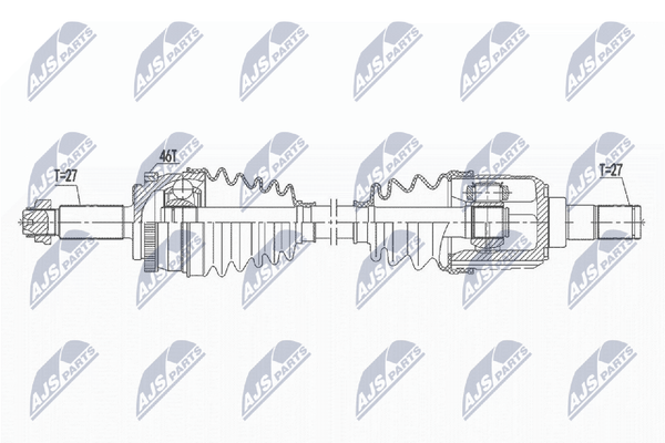 Antriebswelle Nty NPW-KA-364 FüR Hyundai I30 Gd Crdi Kia Cee Sportswagon Jd Pro-image