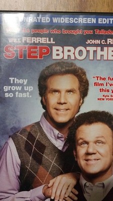 Step Brothers Unrated Widescreen DVD, Will Ferrell, John C. Reilly, Columbia, 2 