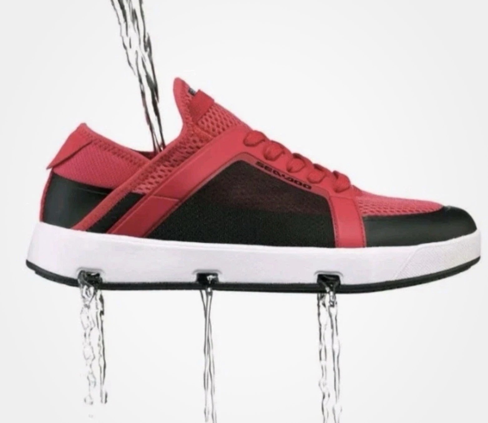 New Red / Black Sea Doo PWC Jet Ski Riding Water Shoes Mens Womens Unisex Size 5