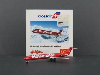 Herpa 1/500 Crossair McDonnell Douglas Md-83 McDonalds McPlane